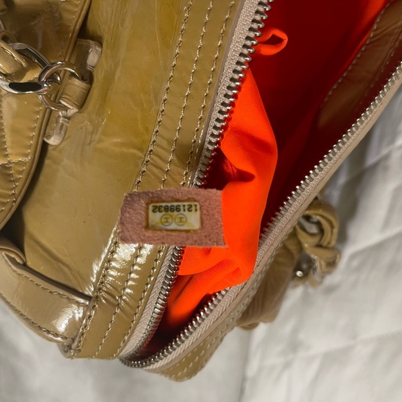 Amazing Chanel Patent Quilted Day Glo Flap Bag-neutral Beige color NWT!!! - Picture 8 of 8